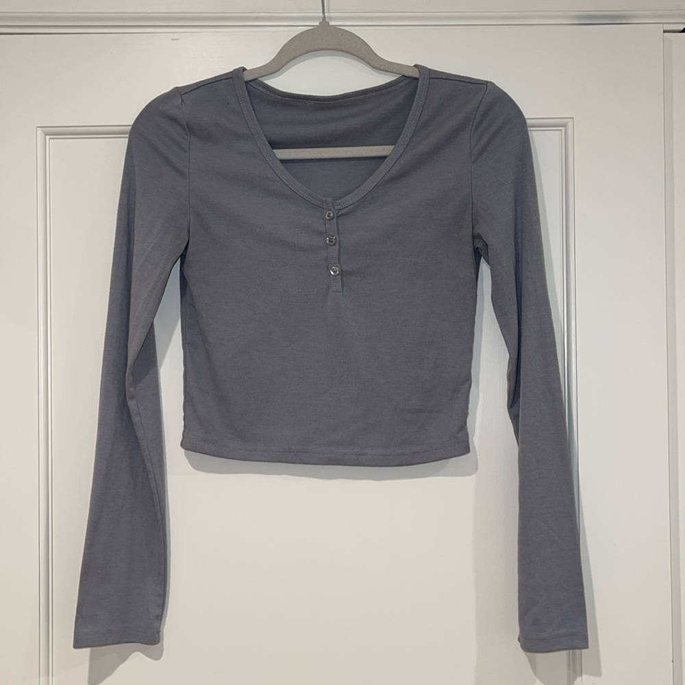 Dazy Longsleeve tee medium gray